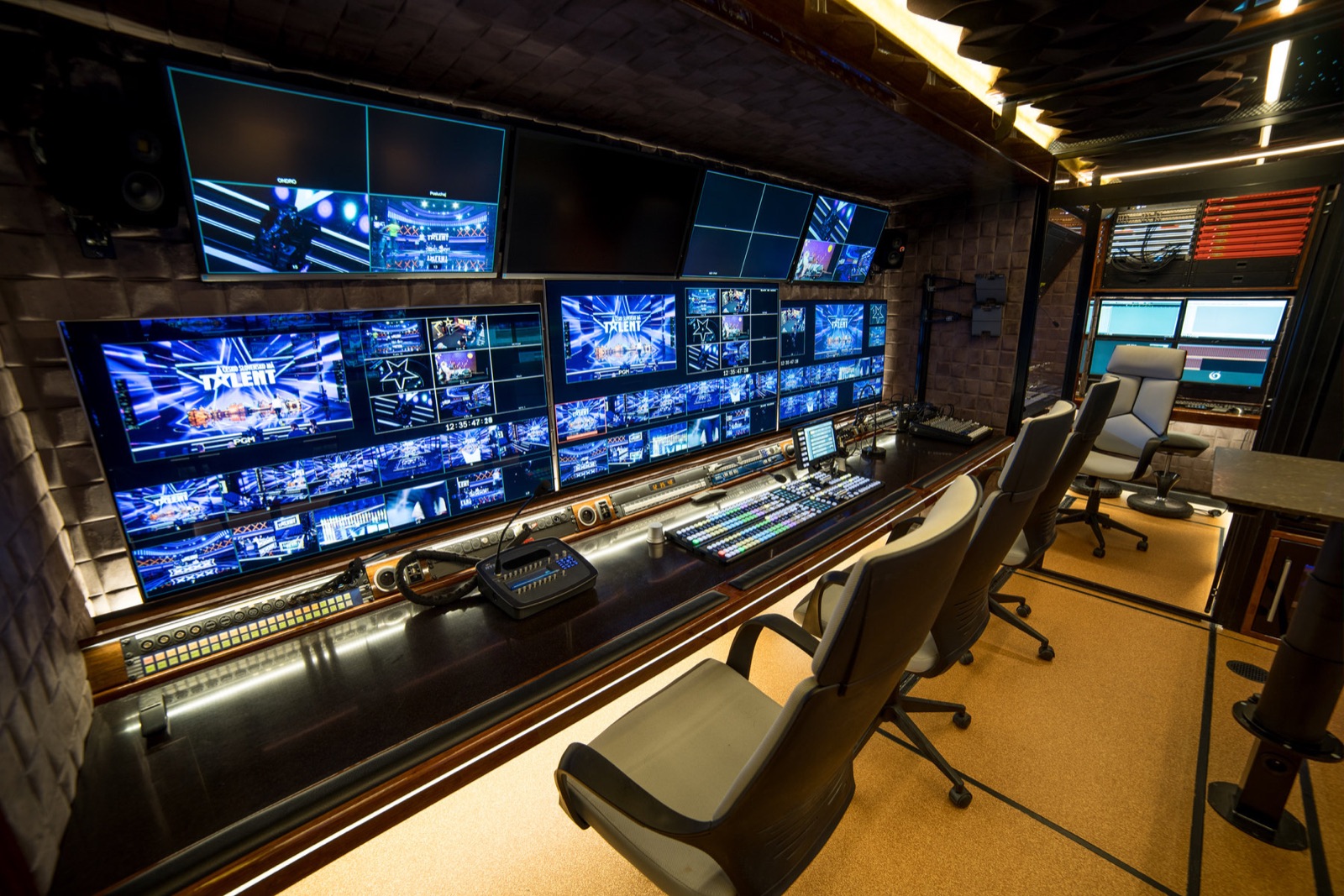 OB Van interior
