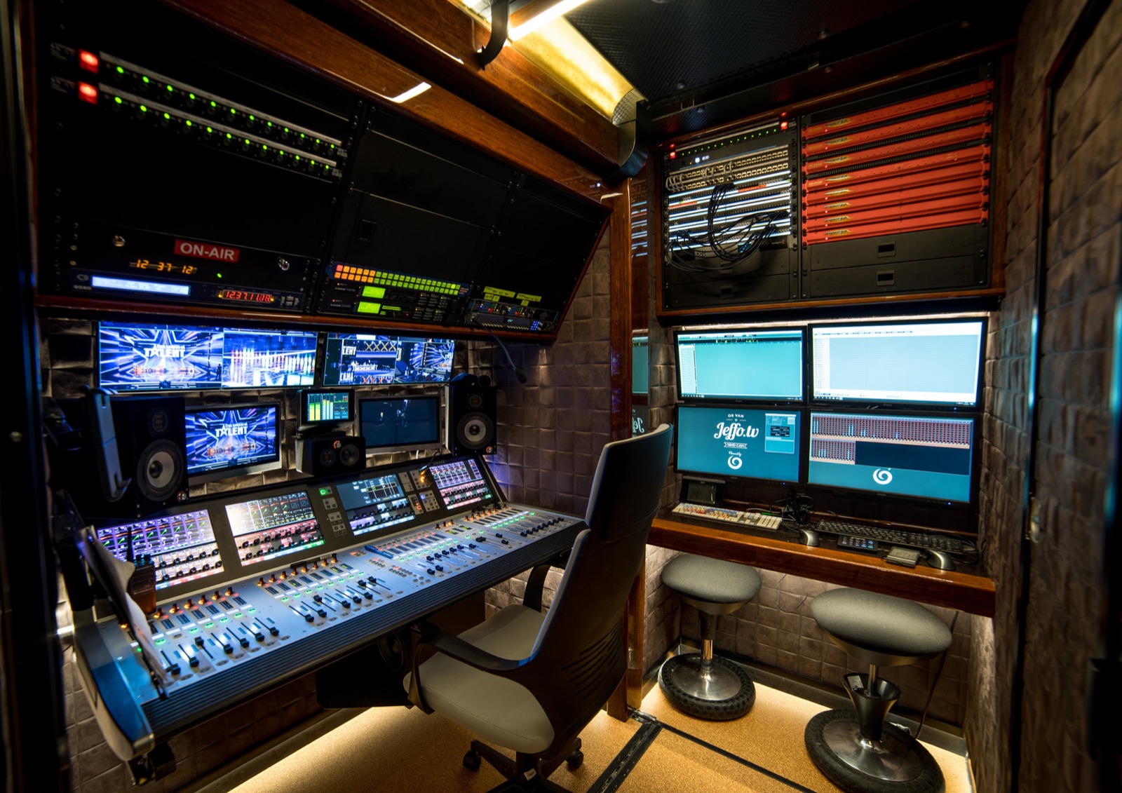 OB Van interior