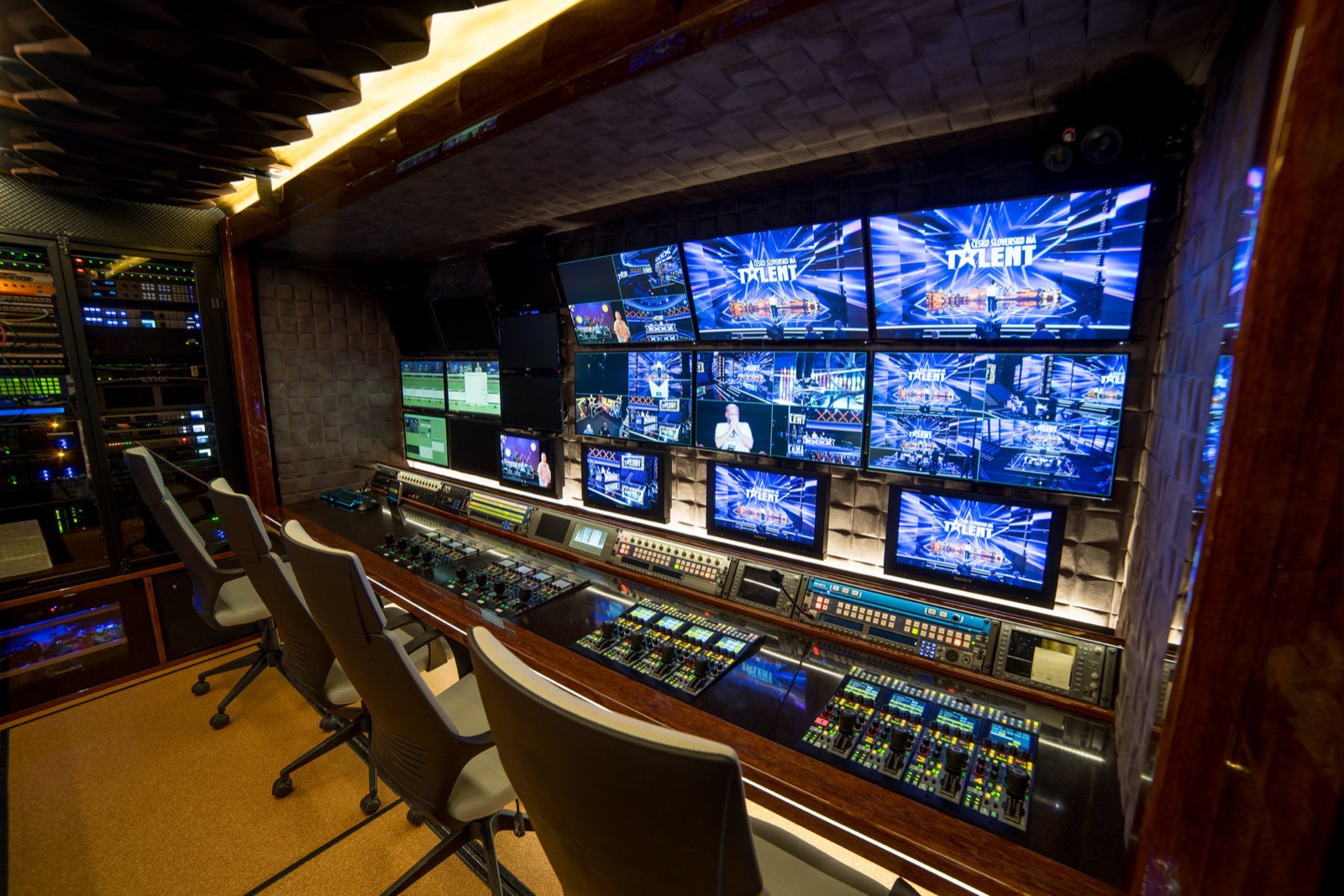OB Van interior