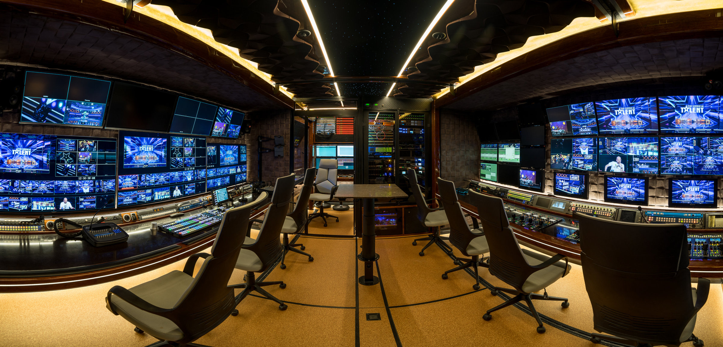 OB Van interior